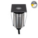 Inground Light 55mm Square Black Stainless Steel 2.5W Tri-CCT 150lm 12/24V IP67 IK10 Inground Light 55mm Square Black Stainless Steel 2.5W Tri-CCT 150lm 12/24V IP67 IK10